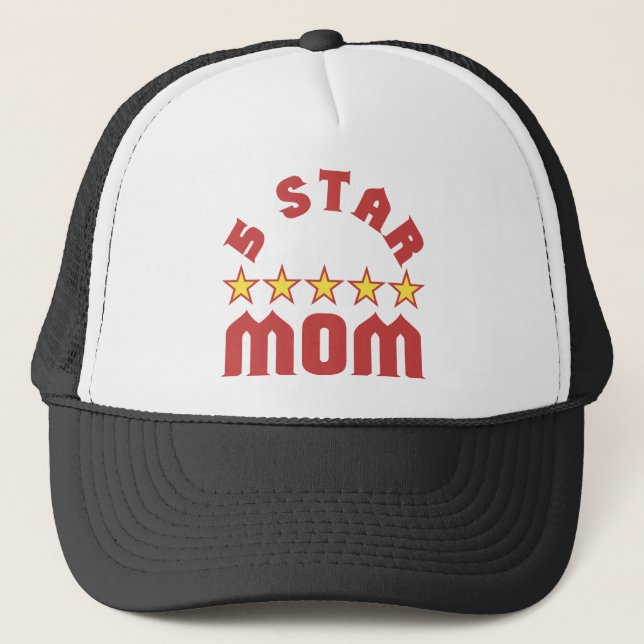 Boné Premie a Mãe com 5 Estrelas (Frente)