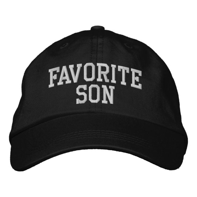Boné Presente de aniversário engraçado do filho favorit (Frente)
