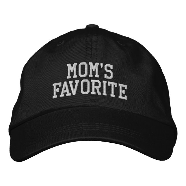 Boné Presente de aniversário personalizado da mamãe fav (Frente)