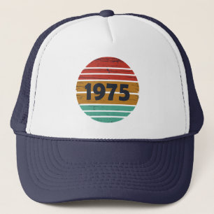 Boné Presente de Aniversário Vintage 1975