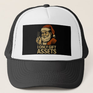 Boné Presente de Ativos Apenas™ Crypto Festa de Natal W