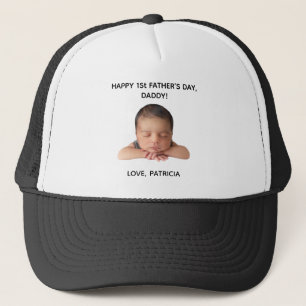 Boné Presente de Foto do Primeiro Pai Personalizado do