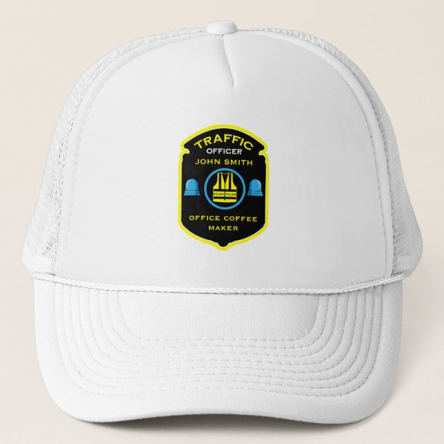 Boné Presente de Promoção do Oficial de Polícia de Tráf (Frente)
