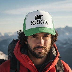 Boné Presente Divertido de Pé-Grande – Gone Squatchin