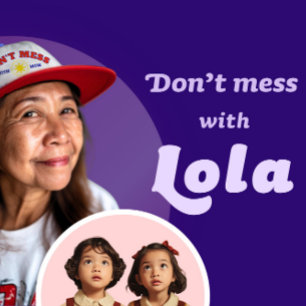 Boné Presente Divertido para Mãe Filipina – Não Brinque