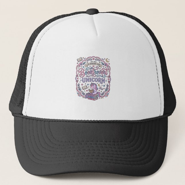 Boné Presente Divertido Unicórnio Fofinho Desenho Unicó (Frente)