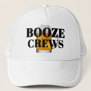 Boné Presente Engraçado de Beisebol BOOZE CREWS Ideia d