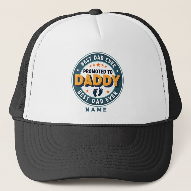 Boné Presente Personalizado com Nome para Papai (Frente)