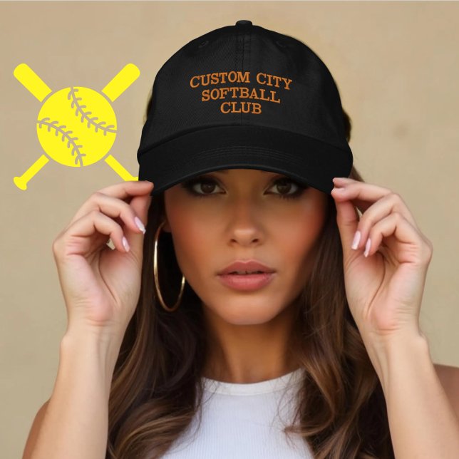 Boné Presente personalizado do jogador do Softball Club (Criador carregado)