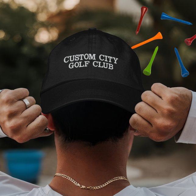 Boné Presente Personalizado para Equipe de Golfe (Criador carregado)