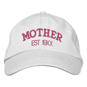 Boné Presente Personalizado para Mãe Recém-Mãe Texto Pe