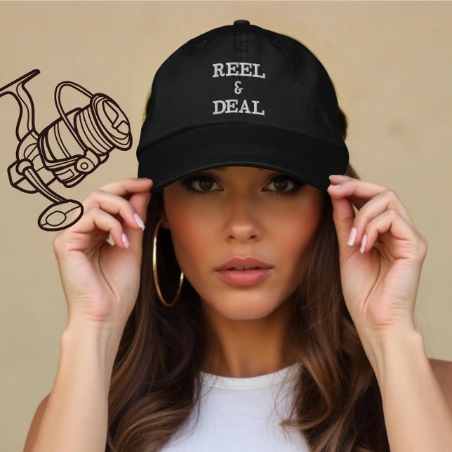 Boné Presente personalizado para rolo de pesca e venda  (Criador carregado)