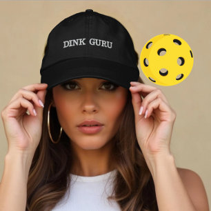 Boné Presente Personalizado Pickleball Dink Guru para J
