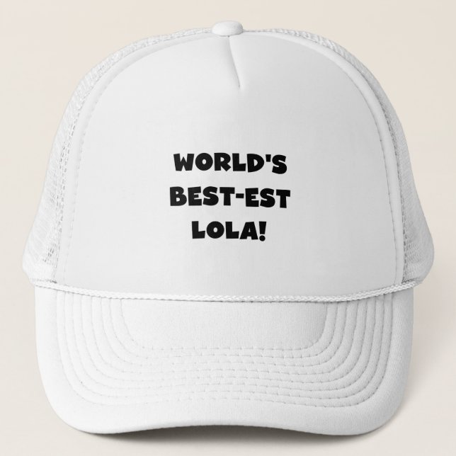 Boné Presente preto e branco do camiseta do Melhor-est (Frente)