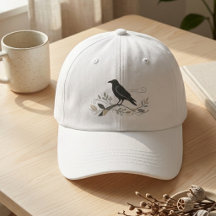 Presente ÚNICO Amante da Natureza Corvo Minimalist