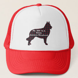 Boné Presentes BFF de GERMAN SHEPHERD BRANCO