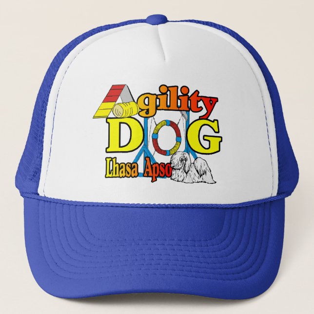 Boné Presentes da agilidade de Lhasa Apso (Frente)