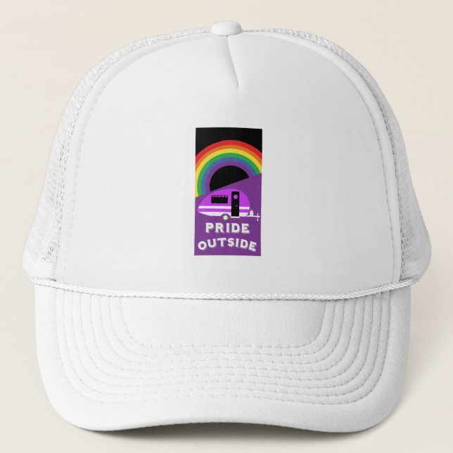 Boné Presentes de acampamento LGBTQ gay (Frente)