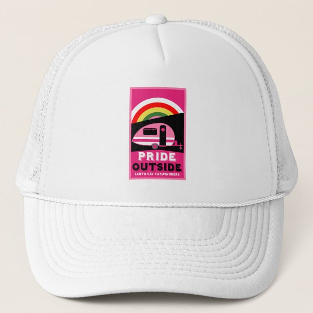 Boné Presentes de acampamento LGBTQ gay (Frente)
