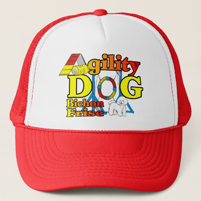 Boné Presentes de Agilidade Bichon Frise (Frente)