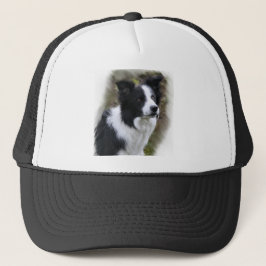 Boné Presentes de Arte de Collie de Borda