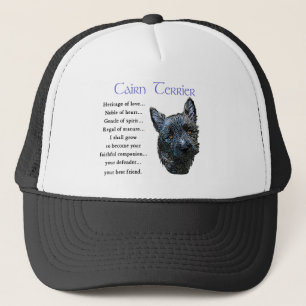 Boné Presentes de Arte do Cairn Terrier