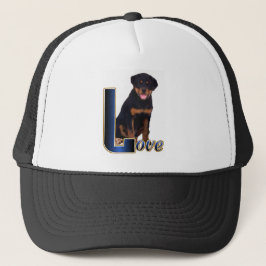 Boné Presentes de Arte Rottweiler