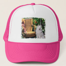 Boné Presentes de Arte Samoyed