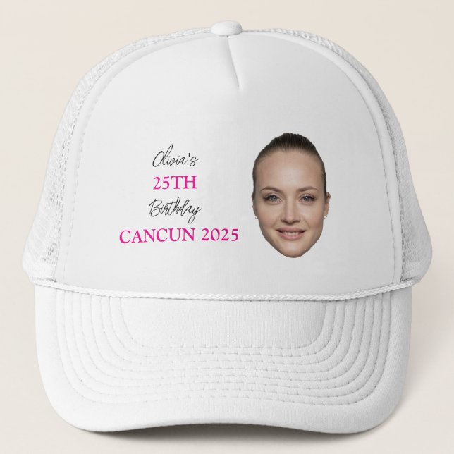 Boné Presentes De Cara De Esquadrão De Aniversário Para (Frente)