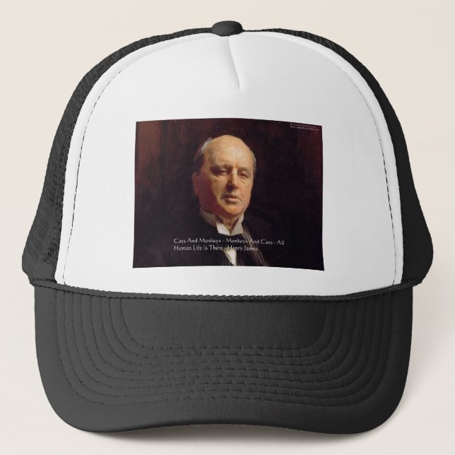 Boné Presentes de Citações de Sabedoria de Henry James  (Frente)