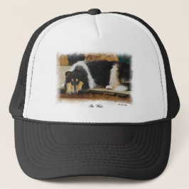 Boné Presentes De Collie Rough De Três Cores