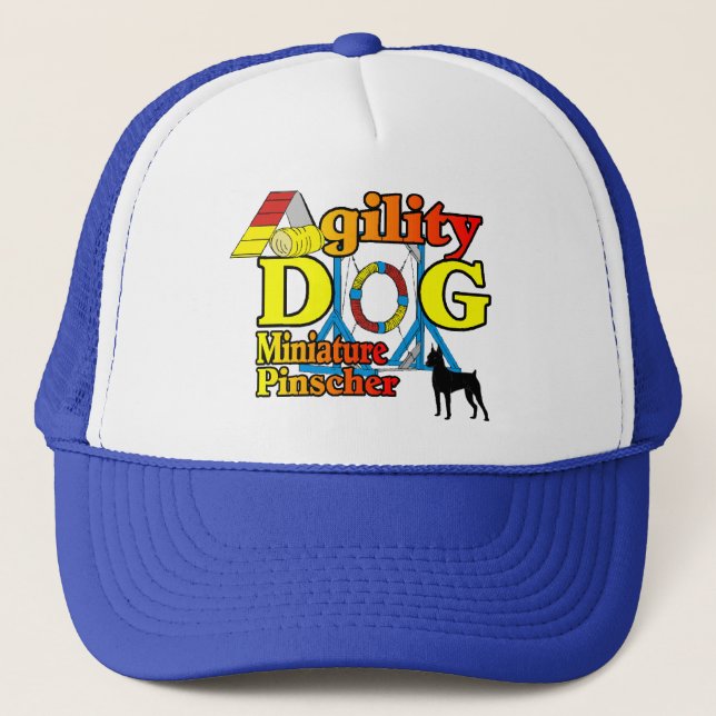 Boné Presentes de Miniatura_Pinscher_Agilidade (Frente)