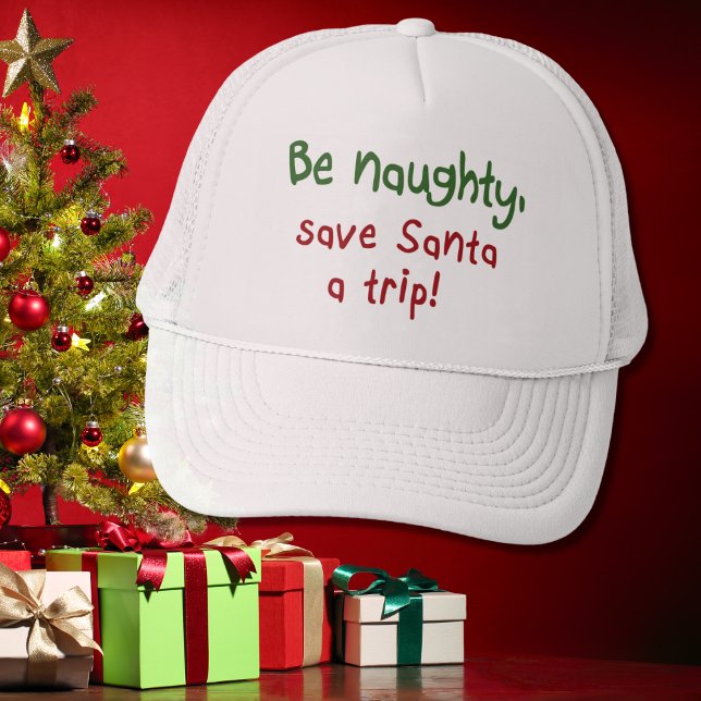 Boné Presentes de Natal engraçados O humor de Natal cit (Funny White Elephant gifts with Santa sarcasm. Fun for mom, dad, husband, wife, coworker, friends...)
