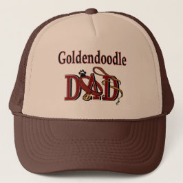 Boné Presentes de Pai de Goldendoodle