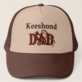 Boné Presentes de Pai Keeshond