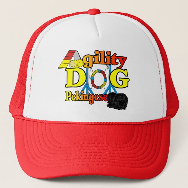 Boné Presentes de Pekingese_Agilidade (Frente)