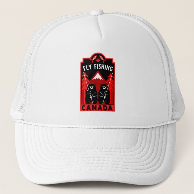 Boné Presentes de pesca canadianos (Frente)