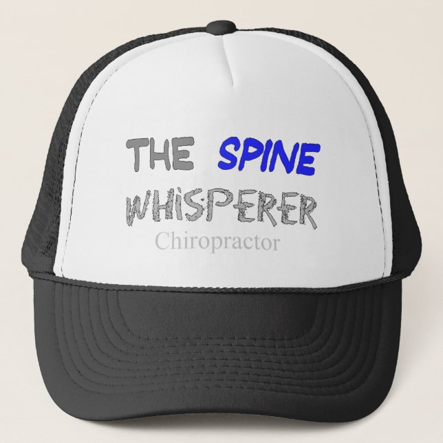 Boné Presentes do Chiropractor "o Whisperer da espinha (Frente)