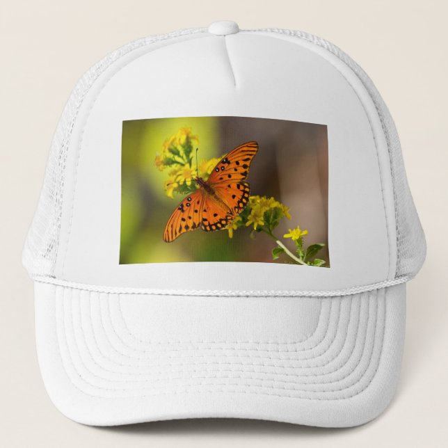 Boné Presentes e Roupas da Borboleta Fritillary Gulf (Frente)
