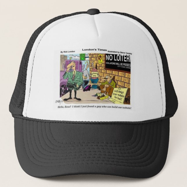 Boné Presentes Engraçados Camisetas e Colecionáveis par (Frente)