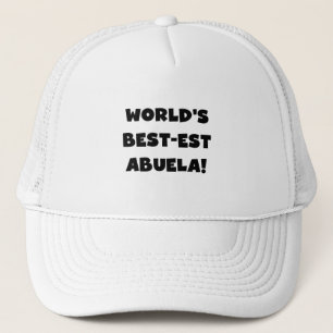 Boné Presentes preto e branco do Melhor-est Abuela do