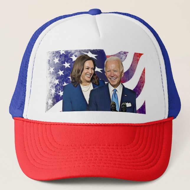 Boné Presidente Joe Biden e VP Kamala Harris 2020 (Frente)