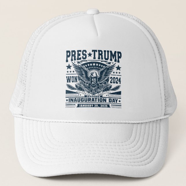 Boné Presidente Trump Venceu 2024 (Frente)