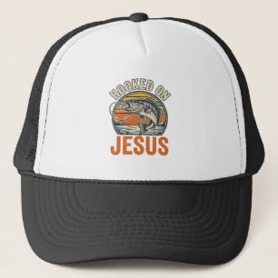 Boné Preso a Jesus Fé em Pesca de Bass Vintage