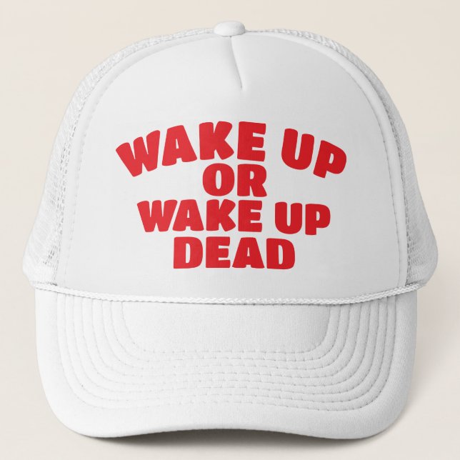 Boné Preste atenção à política e ao governo (Frente)