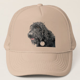 Boné preto de Labradoodle