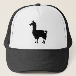 Boné preto do lama