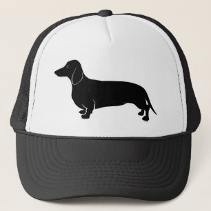 Boné Preto no Dachsund branco