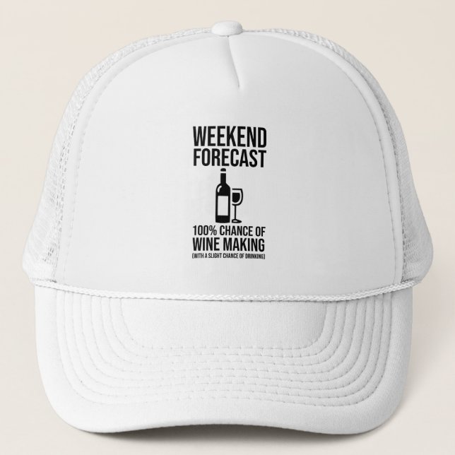 Boné Previsão de Fim de Semana - 100% de Chance de Prod (Frente)