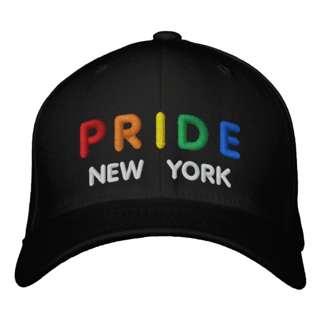 Boné PRIDE Arco-Íris Bordado Hat (Frente)